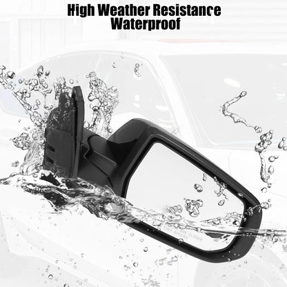 Right Side Exterior Door Mirror Assembly Black for Chevrolet Malibu Hybrid
