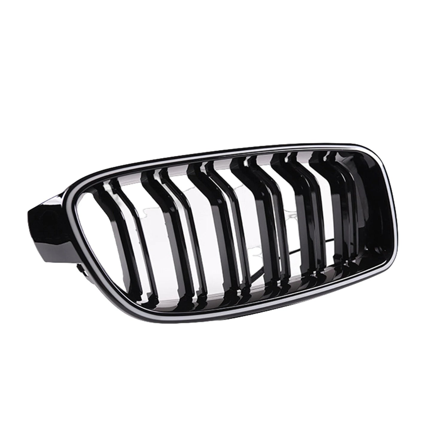 2 x Black Front Kidney Grilles with LED for BMW 3-Series F30 F31 (2012-2018)