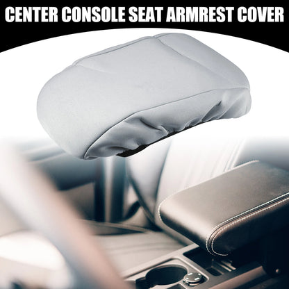 Neoprene Gray Center Console Armrest Cover for Ford Fusion (2013-2019)