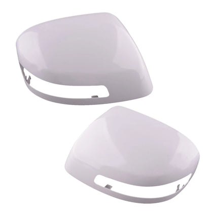 2 x White Exterior Mirror Cap Covers for Honda Civic (2012-2015)