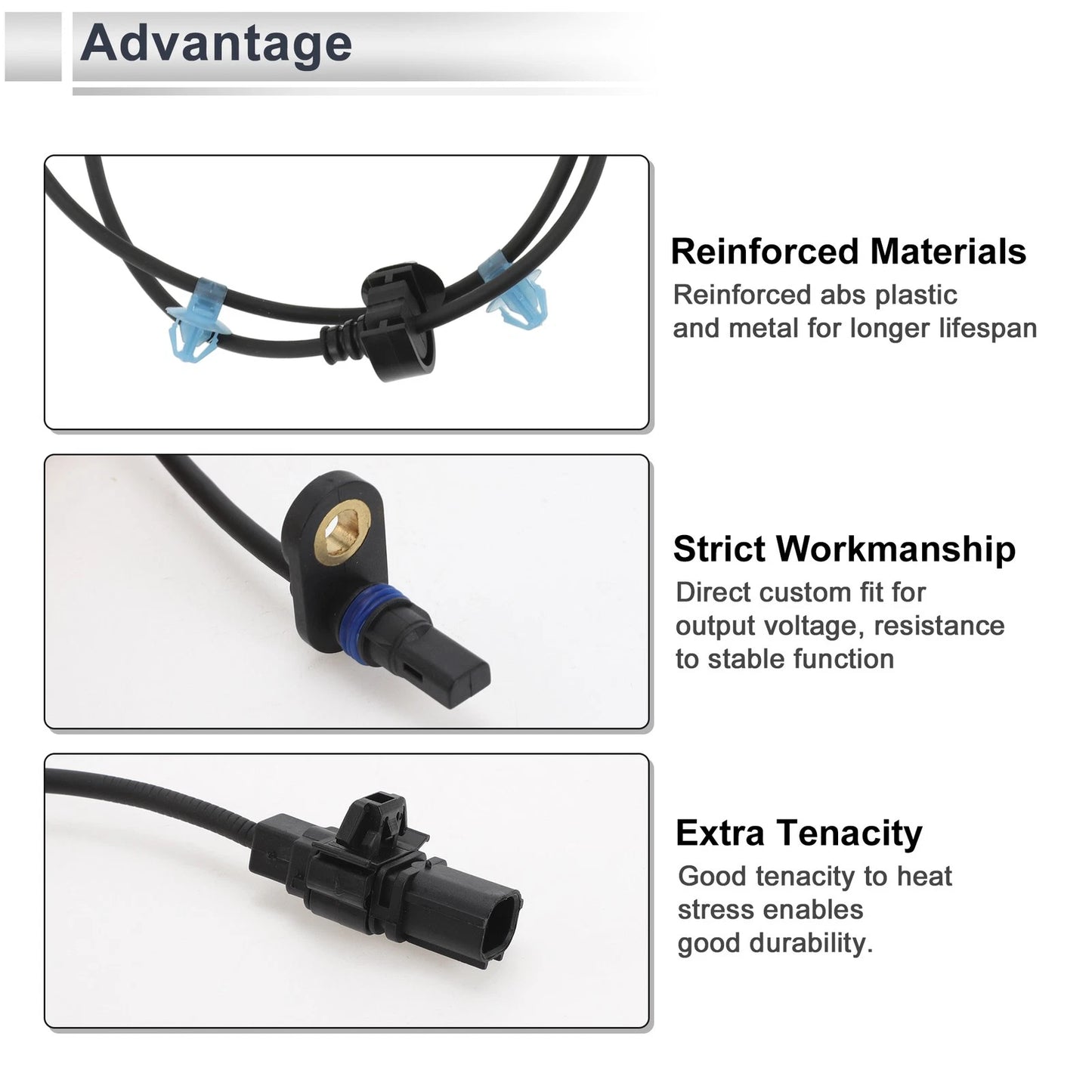 ABS Wheel Speed Sensor for Acura RDX Base Rear Left