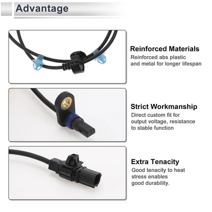 ABS Wheel Speed Sensor for Acura RDX Base Rear Left