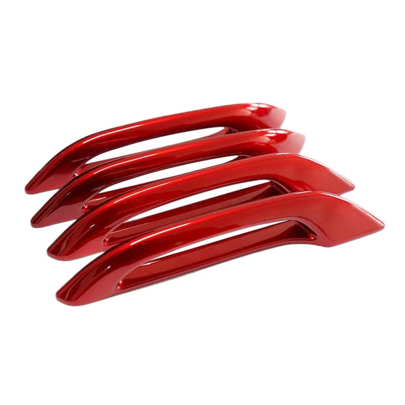 4Pcs Red Door Handle Covers for Tesla Model 3 Y (2017-2023)