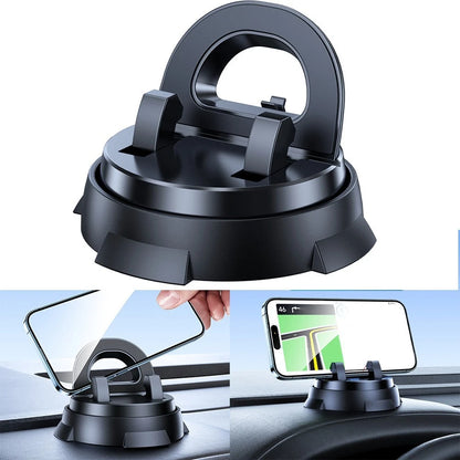 Car Phone Holder with Adjustable Clamp and 360 Degree Rotatable Dashboard Mount