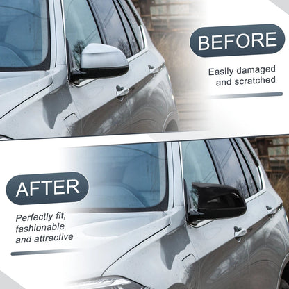 Gloss Black Door Mirror Cover Caps for BMW X3 F25, X4 F26, X5 F15, X6 F16