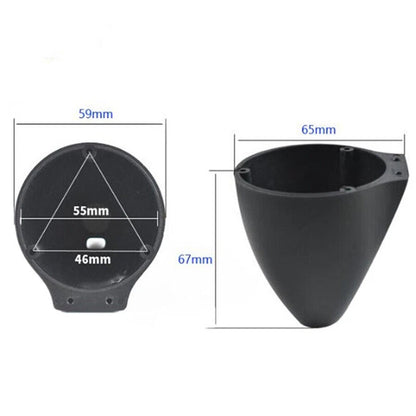 3.5" Mid-Range Speakers & Tweeter Bracket Shell for Car