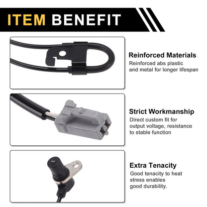 ABS Wheel Speed Sensor for Toyota Corolla (1997-2001) 1 x Right Rear Sensor
