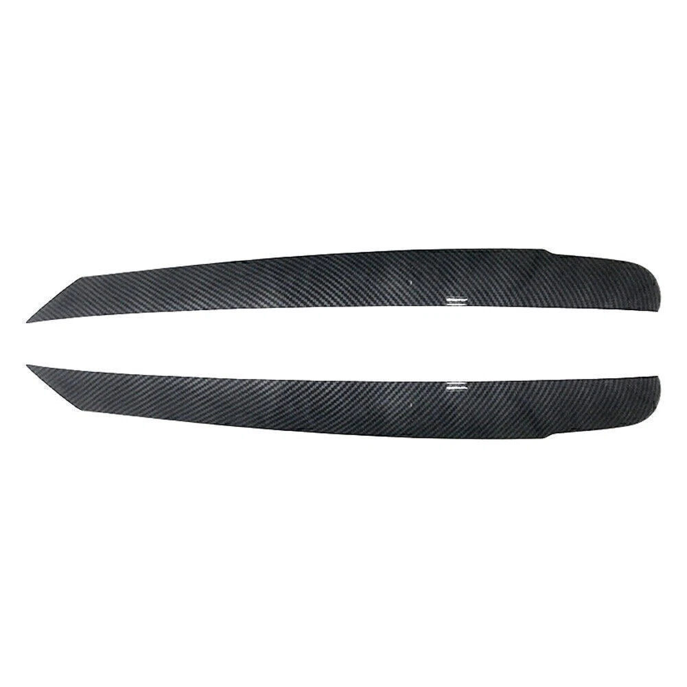 Front Headlight Eyelid Trim Cover for Volkswagen Touran Carbon 2011-2015