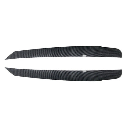 Front Headlight Eyelid Trim Cover for Volkswagen Touran Carbon 2011-2015