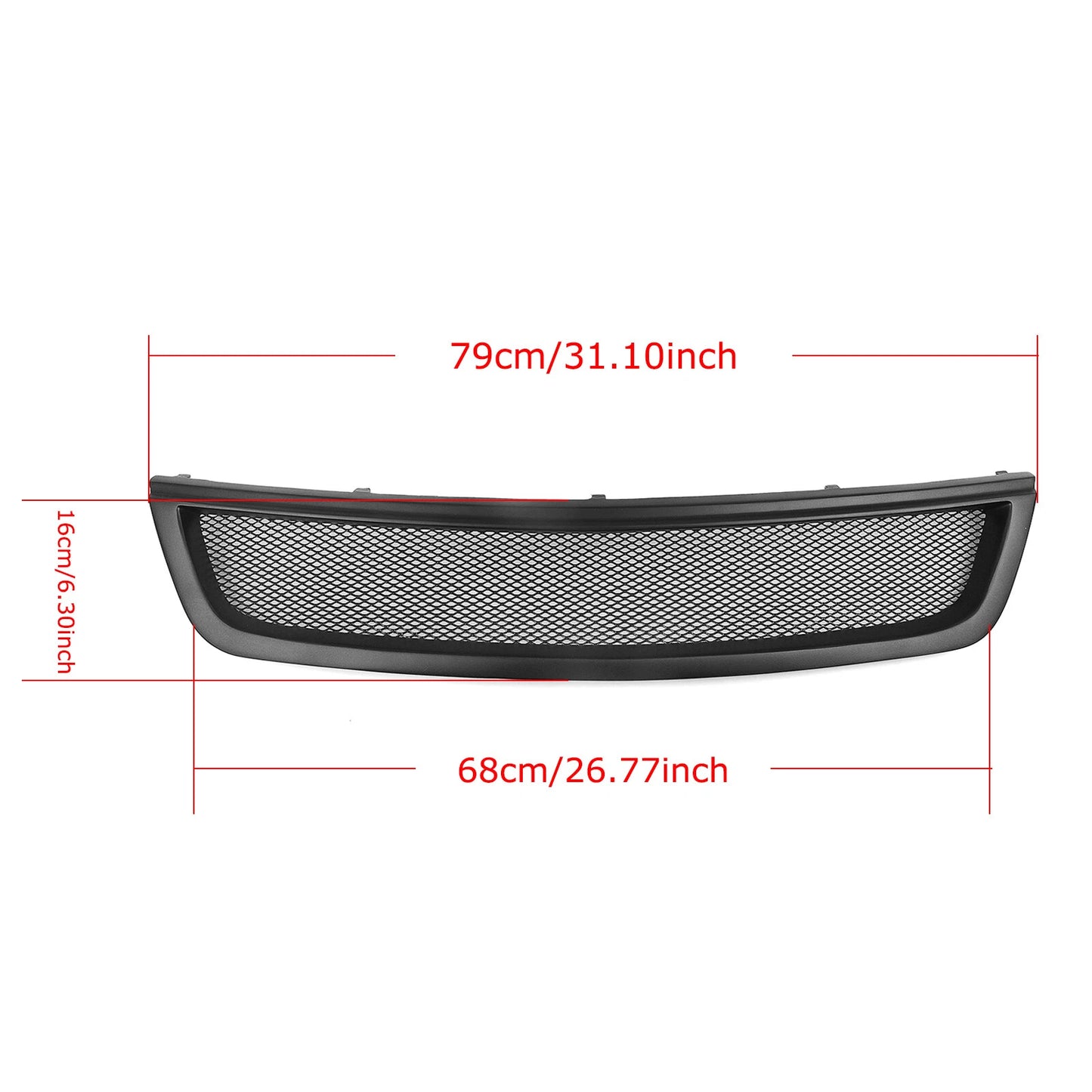 Front Bumper Upper Grille Mesh for Suzuki Swift (2013-2017)