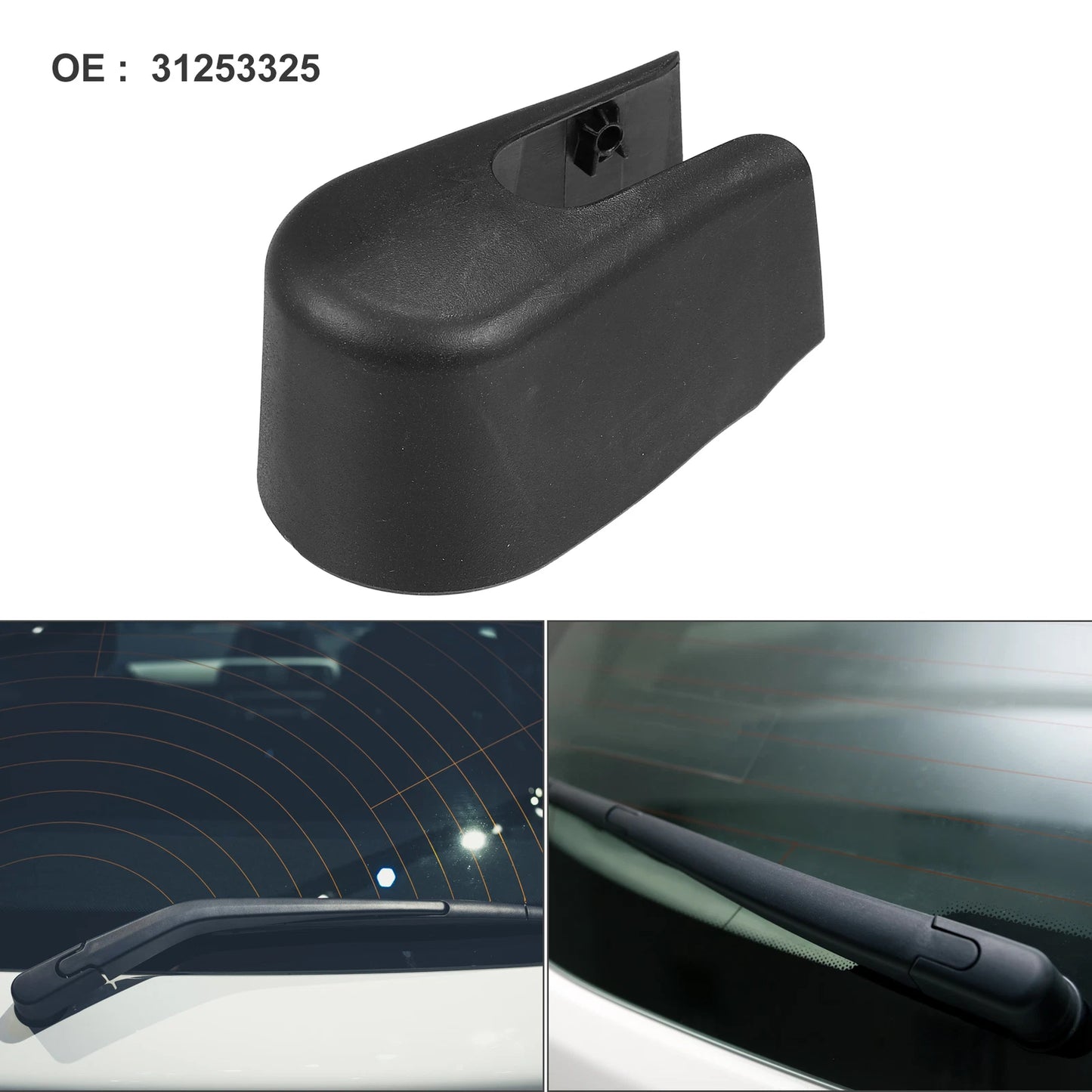 Rear Windshield Wiper Arm Nut Cover for Volvo XC90 (2003-2023)