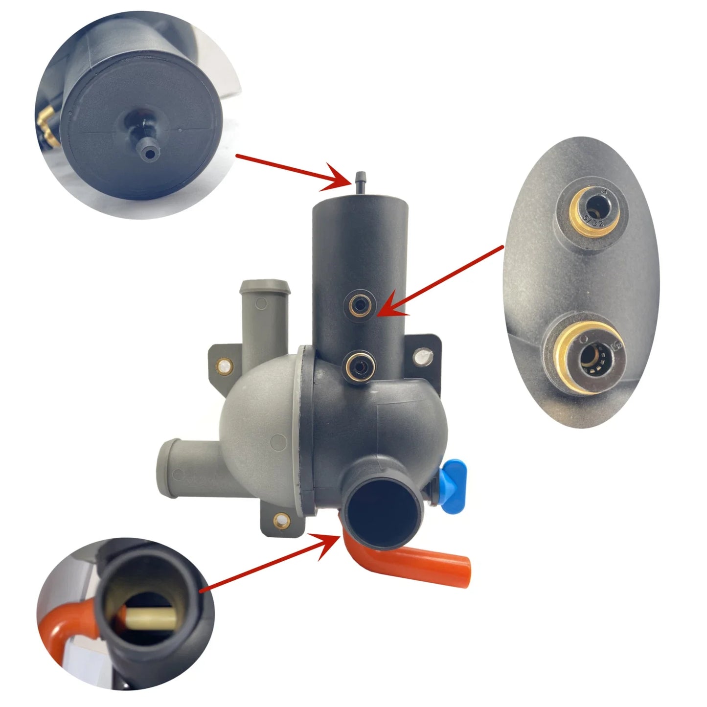Water Distribution Housing for MER Raw Water Cooled (863802T2, 863444T2)