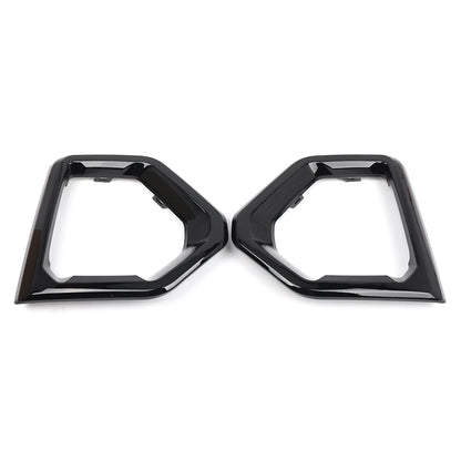 Fog Light Lamp Outer Bezel Cover Pair for GMC Sierra 1500 (2014-2018)
