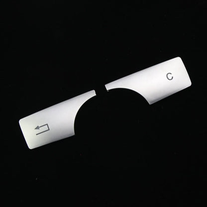 Silver Multimedia Button Covers for Mercedes Benz C E GLK GLS Class