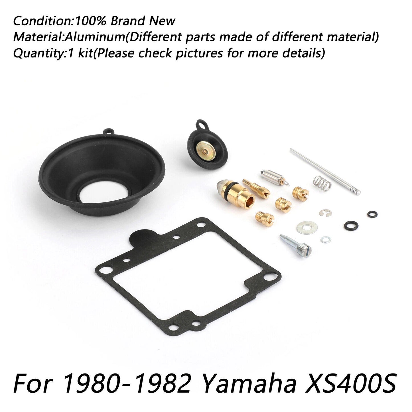 2 x Carburetor Repair Kit for Yamaha XS400 SE Special (1980-1982)