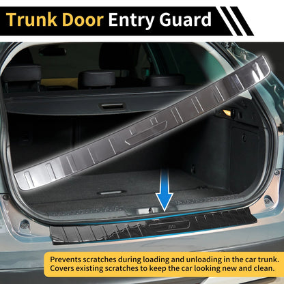 Rear Bumper Topper for Toyota Sienna 2011-2020 Silver Tone 1 x Piece
