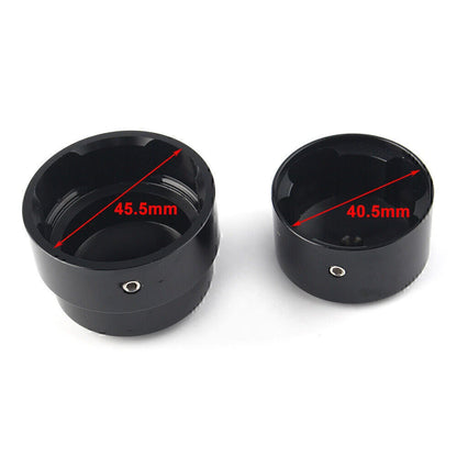 Black Rear Axle Nut Cover Caps for Harley XG 2015-Later, XL & Dyna 2008-Later
