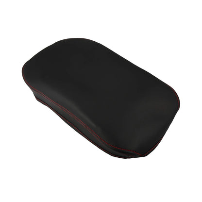 Black PU Leather Armrest Cover for Toyota RAV4 (2019-2022)