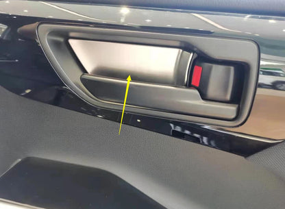 Silver Inner Door Handle Bowl Cover Trim for Toyota Highlander (2020-2023)