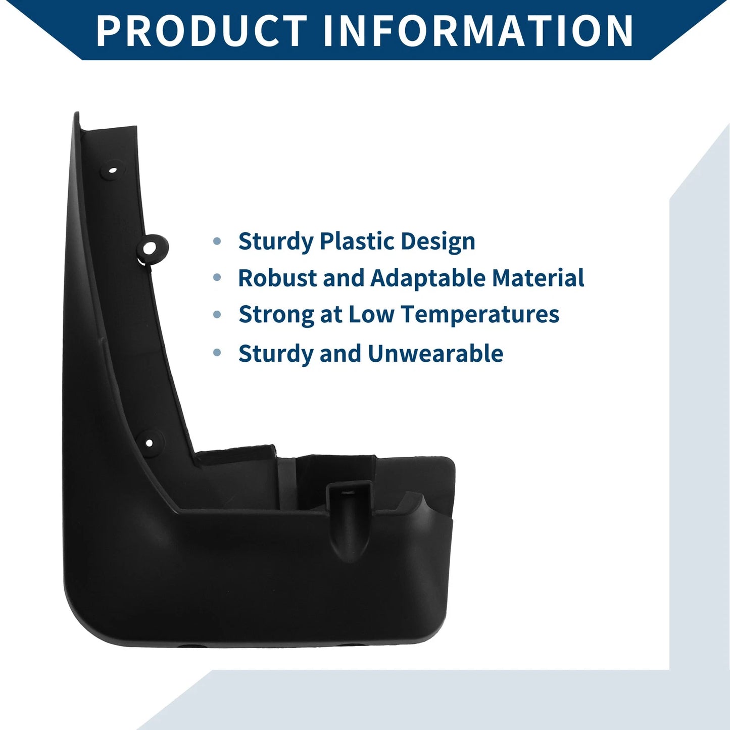 Mud Flaps Splash Guards 1 Set for BMW X5 (2019-2023)