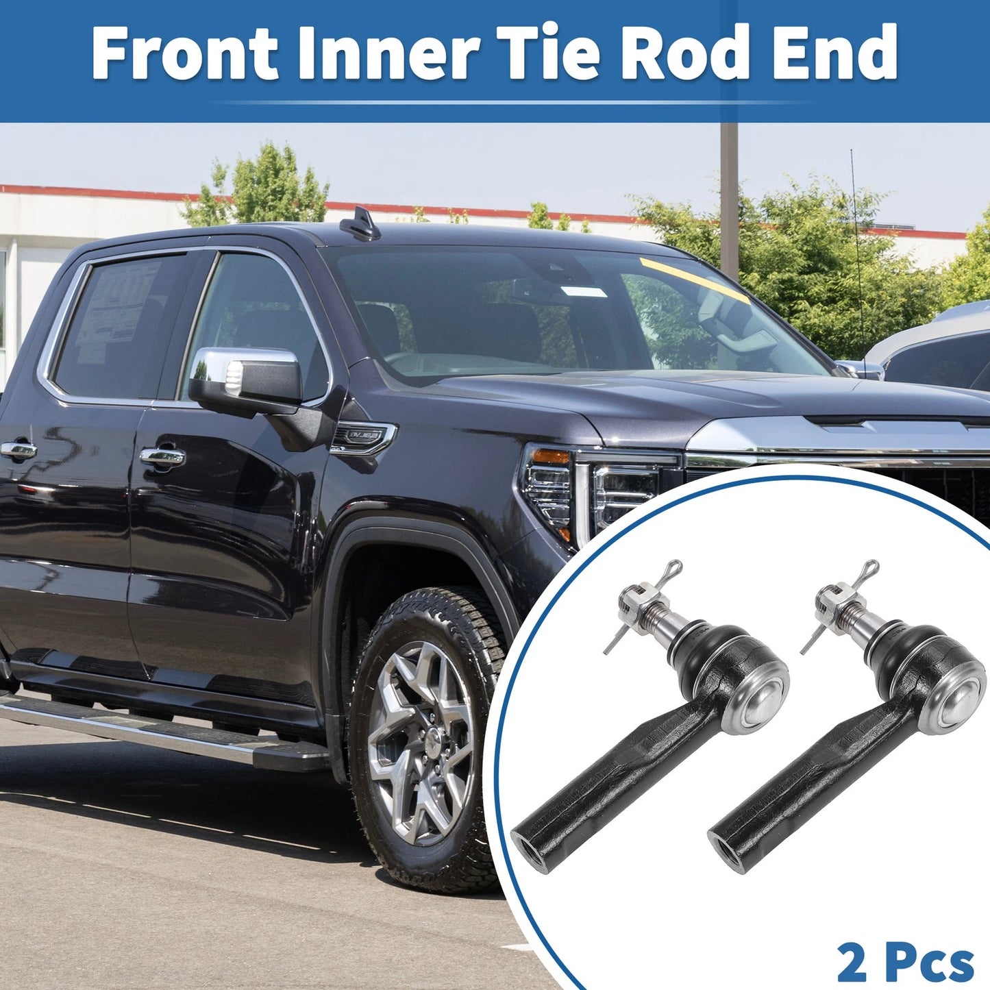 Front Outer Tie Rod End Links for Chevrolet Colorado, GMC Canyon (2006-2007)
