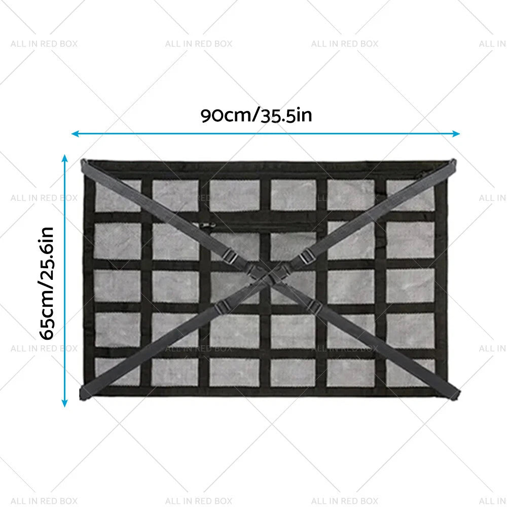 Universal Car Ceiling Storage Net Mesh Cargo Bag for Campervan