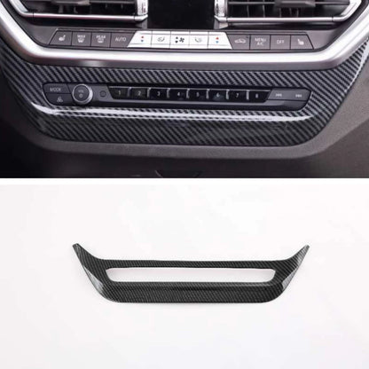 Carbon Fiber Air Conditioner Control Panel Cover for BMW X3 (2022-2024)