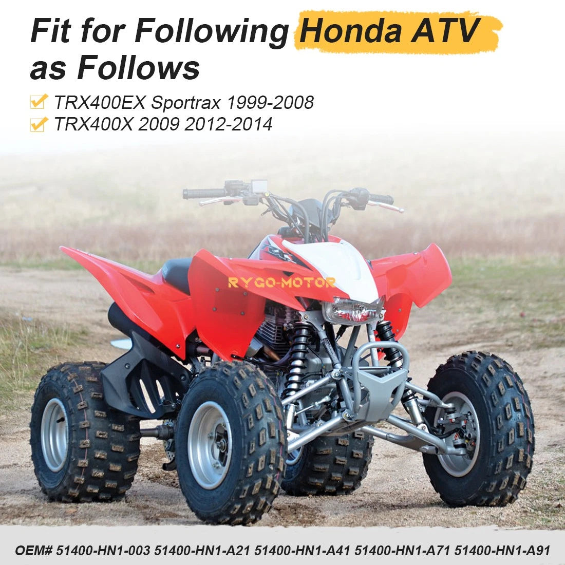 2 x Front Shocks Absorber for Honda TRX400X Sportrax