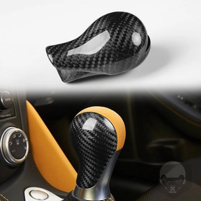 Real Carbon Fiber Gear Shift Knob Cover Trim fit for NISSAN 370z 2009-2018