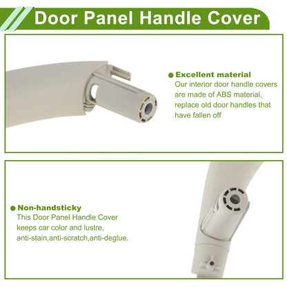Door Panel Handle Trim Cover for BMW X5 F15 (2014-2018) Gray White
