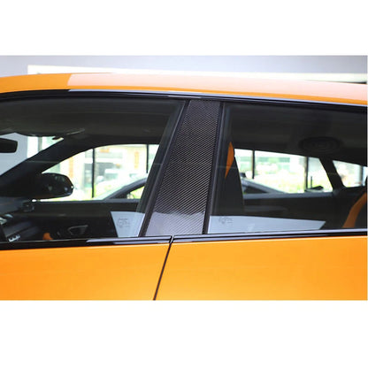Real Carbon Fiber Side Door B Pillar Cover Trim Fits Lamborghini URUS 2018-2022