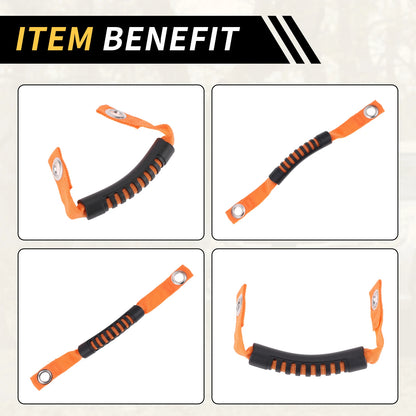 Roll Bar Grab Handles for Jeep Wrangler Roof Rope Handle Orange