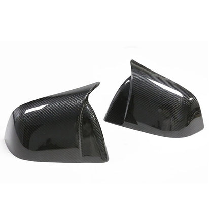 1 Pair Carbon Fiber Rear View Mirror Covers for Tesla Model Y (2020-2023)