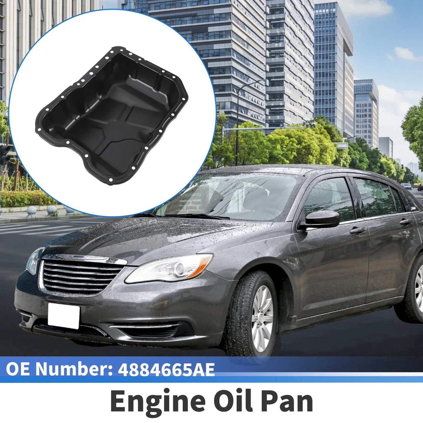 1 Pc Engine Oil Pan for Chrysler 200 (2011-2014)