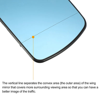 Right Side Mirror Glass for BMW X5, Land Rover (2000-2006)