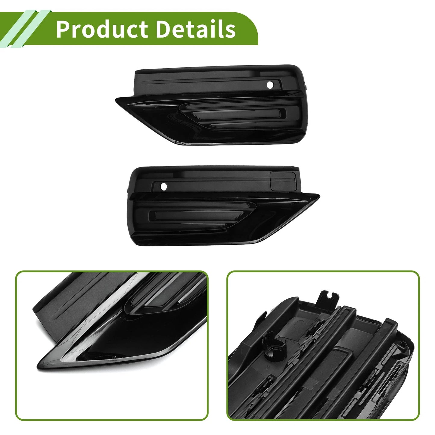 Front Fog Light Grills for Volvo XC90 (2020-2021) - 1 Pair