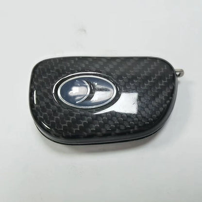 Carbon Fiber Key Fob Cover for Maserati GranTurismo Quattroporte GranCabrio