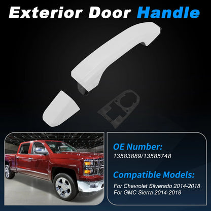 Rear Left Exterior Door Handle for Chevrolet Silverado