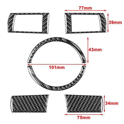 Black Steering Wheel Cover Trim for Chrysler 300, 300C, Dodge Magnum (2005-2010)