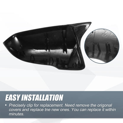 Real Carbon Fiber Rearview Mirror Cover Cap for BMW X1 X2 F48 F49 F39 (2016+)