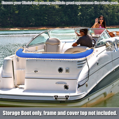 Storage Boot 73-78"W for Boat Bimini Top
