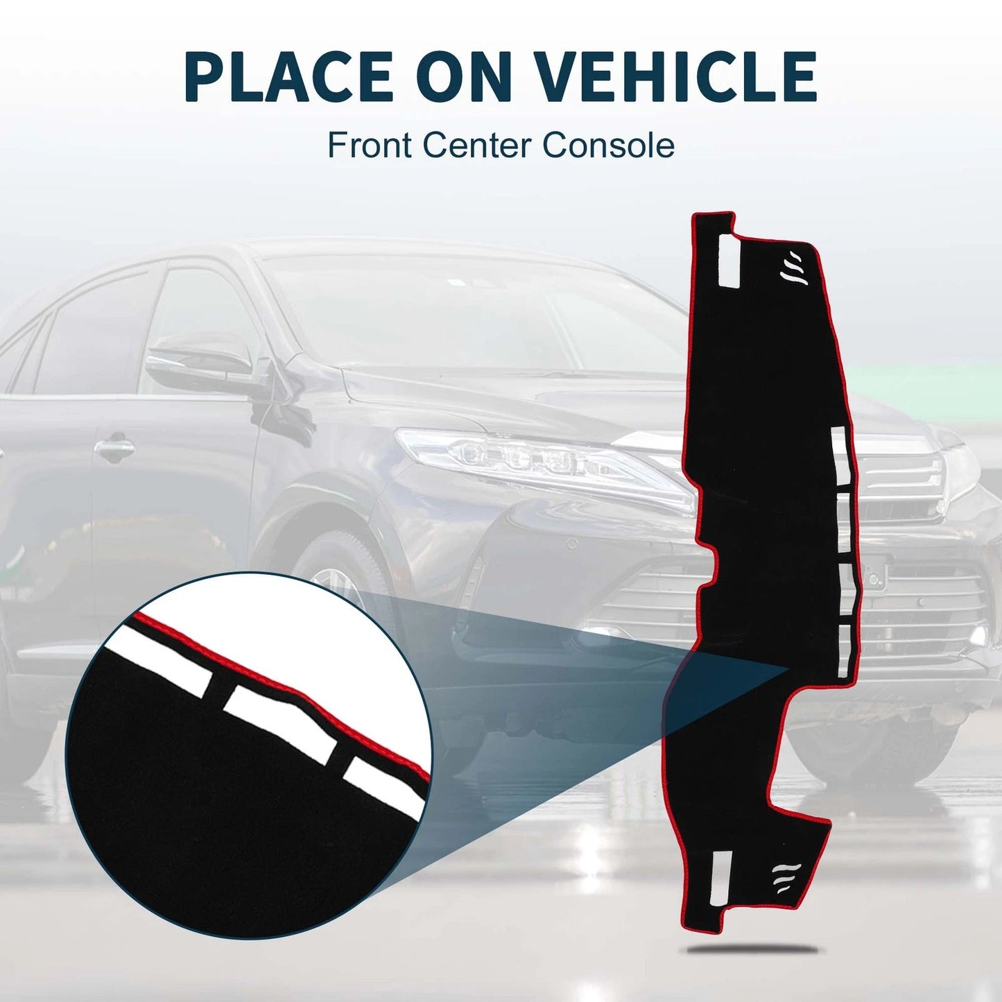 Dashboard Dash Cover Mat 1 Set for TOYOTA Harrier (2020–2024)