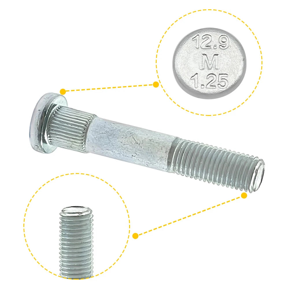 4PCS Front/Rear Wheel Studs for Polaris Scrambler XP 1000 / XP 850
