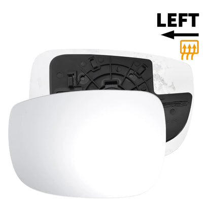Left Side Heated White Mirror Glass for MAZDA CX-3 (2015-2020)