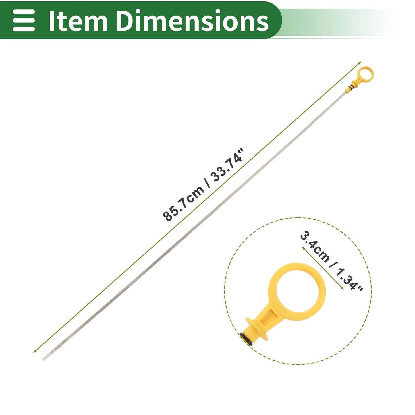 Engine Oil Dipstick for GMC Yukon V8 4.8L (2001 - 2008)