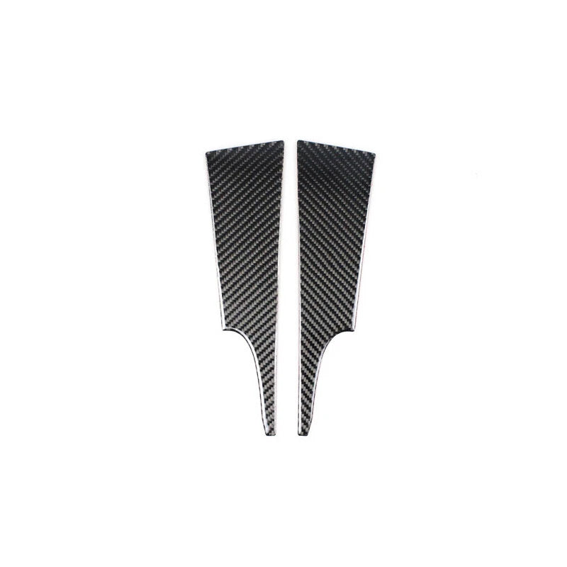 For Mustang 2015-2018 Interior Trim Carbon Fiber Side Dashboard Door Panel Pad