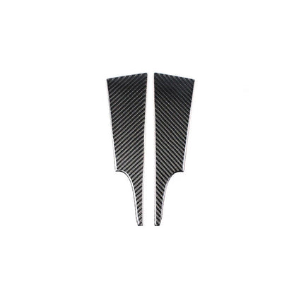 For Mustang 2015-2018 Interior Trim Carbon Fiber Side Dashboard Door Panel Pad
