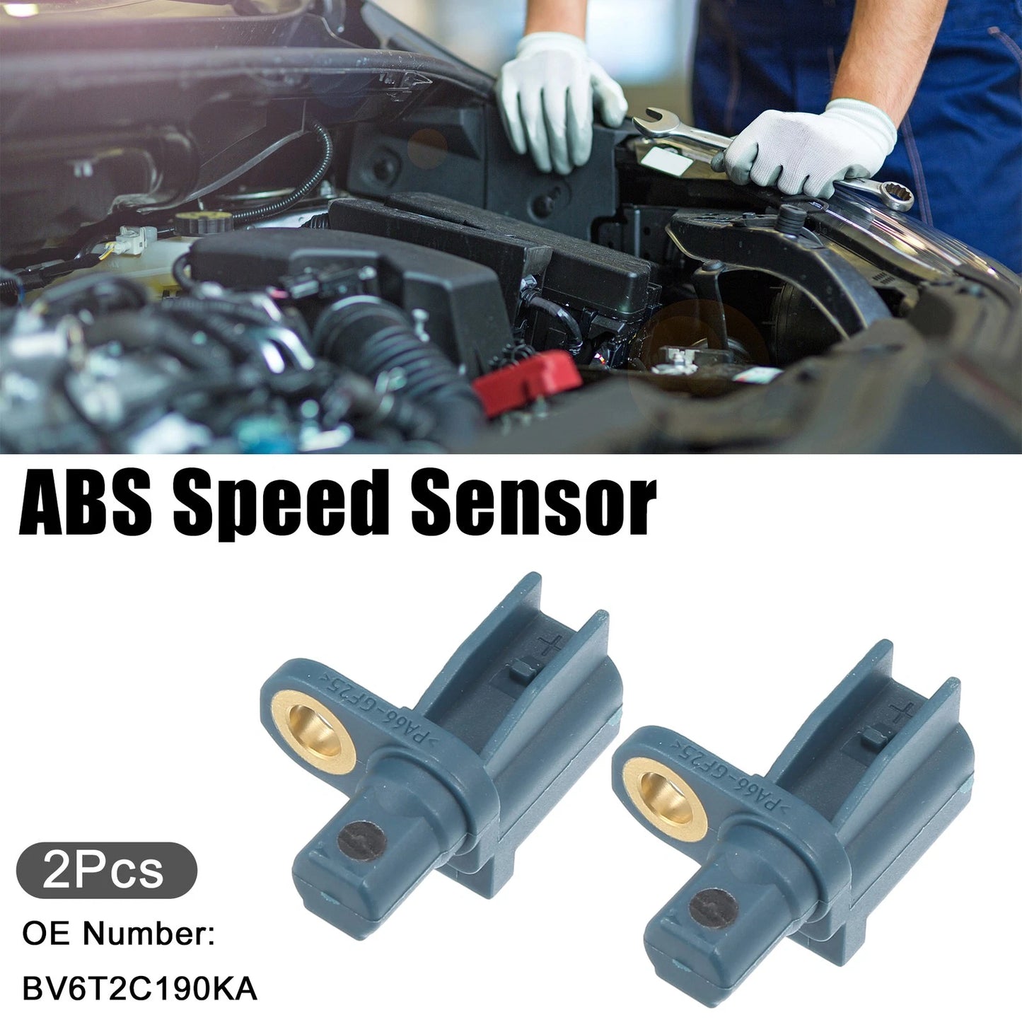 2 x Rear ABS Sensors for Ford Escape (2013-2019)
