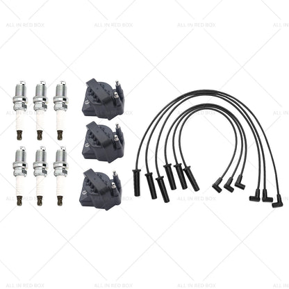 3 x Ignition Coils + 6 x Leads for Holden Statesman Commodore (1993-2006)