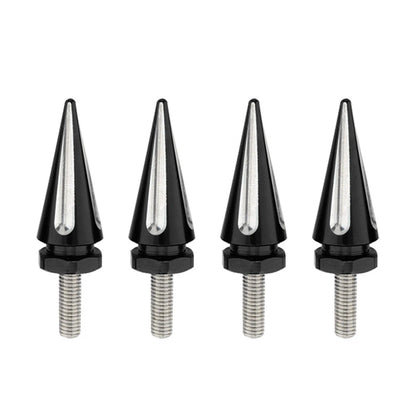 4 x Black Spike Windscreen Screw Bolts for Harley Touring Road Glide (1998-2025)